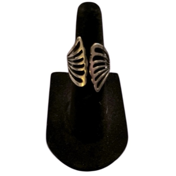 Wing Design Ring -Stainless - Picture 1 of 1